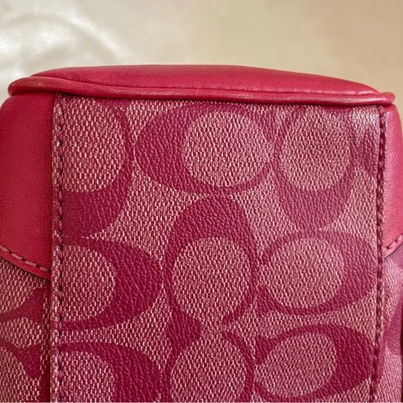 Coach Pink and White Mini Bag - Picture 5 of 16